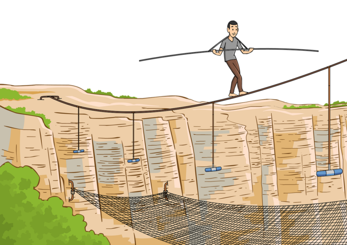 tightrope, walk, balance, rope, danger, risk, pole, male, confident, tightrope, tightrope, tightrope, tightrope, tightrope, risk, risk
